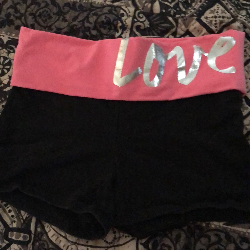 VS Pink Yoga Shorts